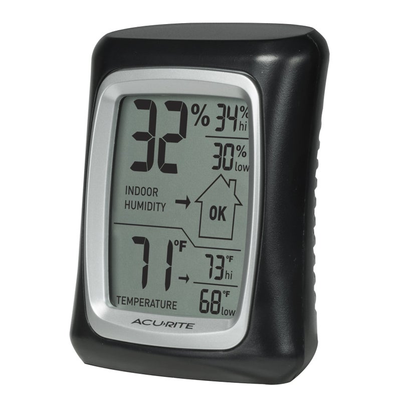 AcuRite Indoor Digital Thermometer & Hygrometer with Temperature and Humidity Gauge (00325) - Image 1